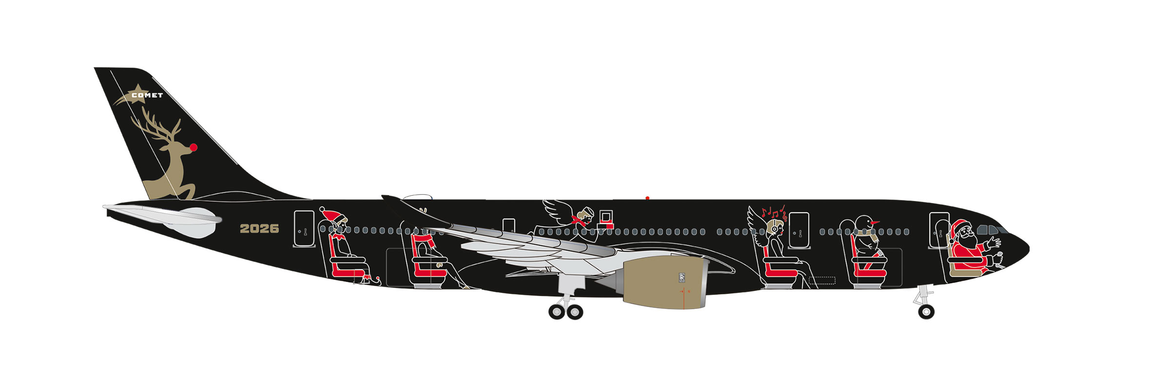 Herpa 539692 Christmas 2026 A330-800neo