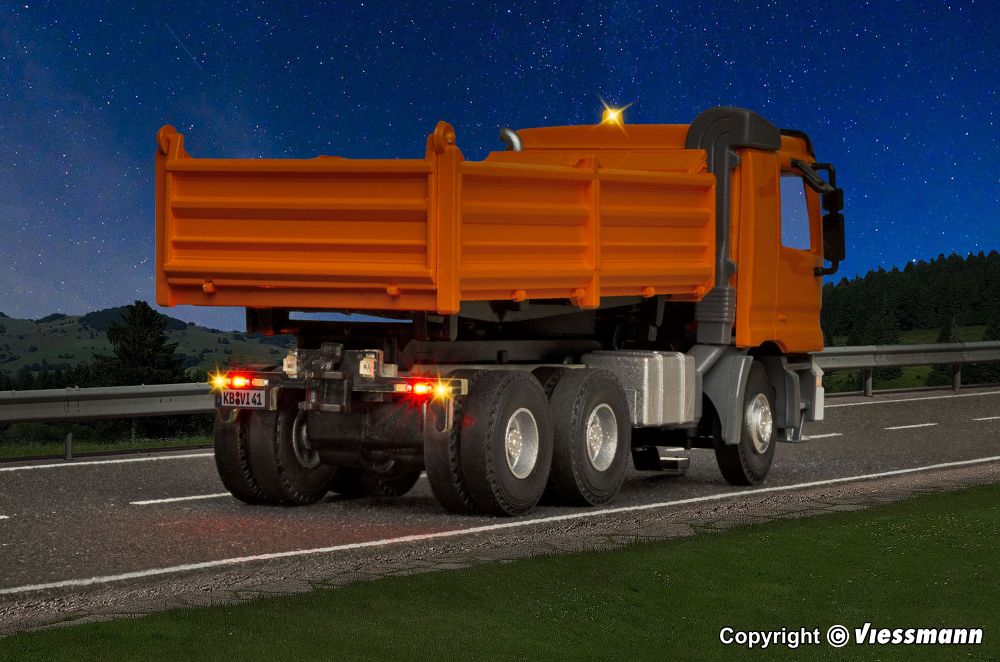 Viessmann 8041 MB ACTROS 3-achs Muldenkipper 1:87 Spur H0 Neu