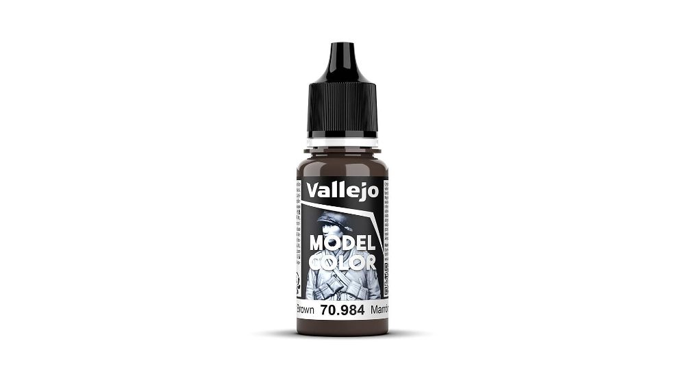 Vallejo 70984 Terrabraun, dunkel, matt, 18 ml Model Color NEU