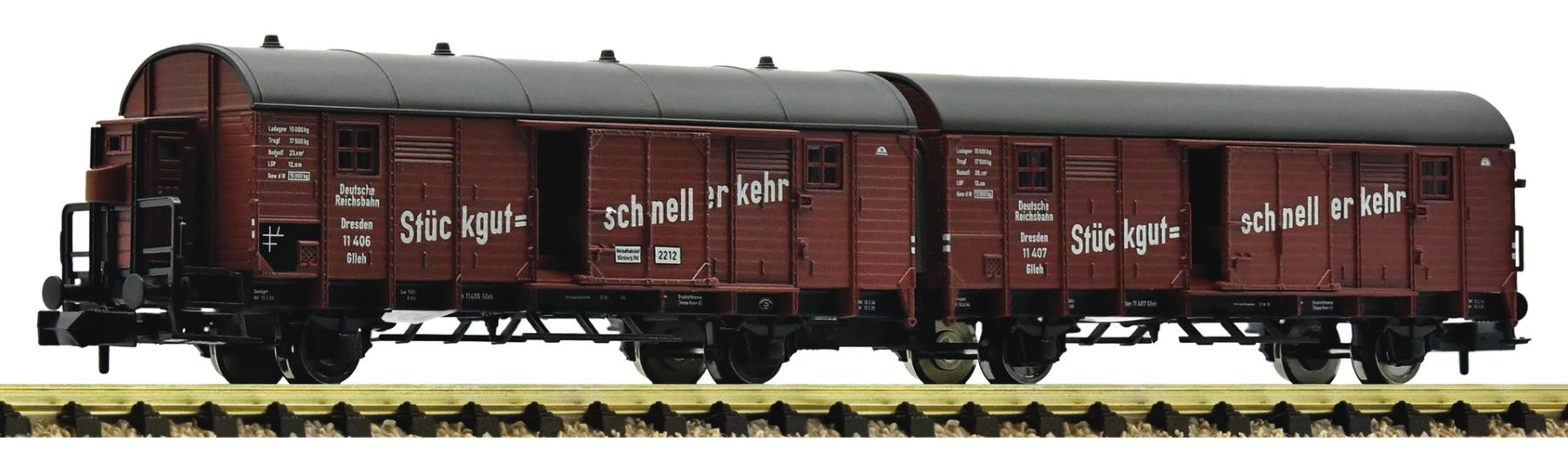 Fleischmann 6660033 Leig-Wageneinheit 2 DRG 1:160 Spur N DC Neu OVP