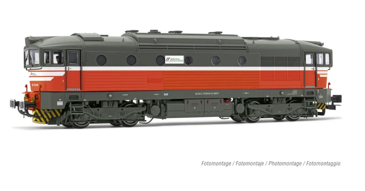 Rivarossi HR2930S Mercitalia S&T Diesellokomotive Rh. D.753 1:87 Spur H0