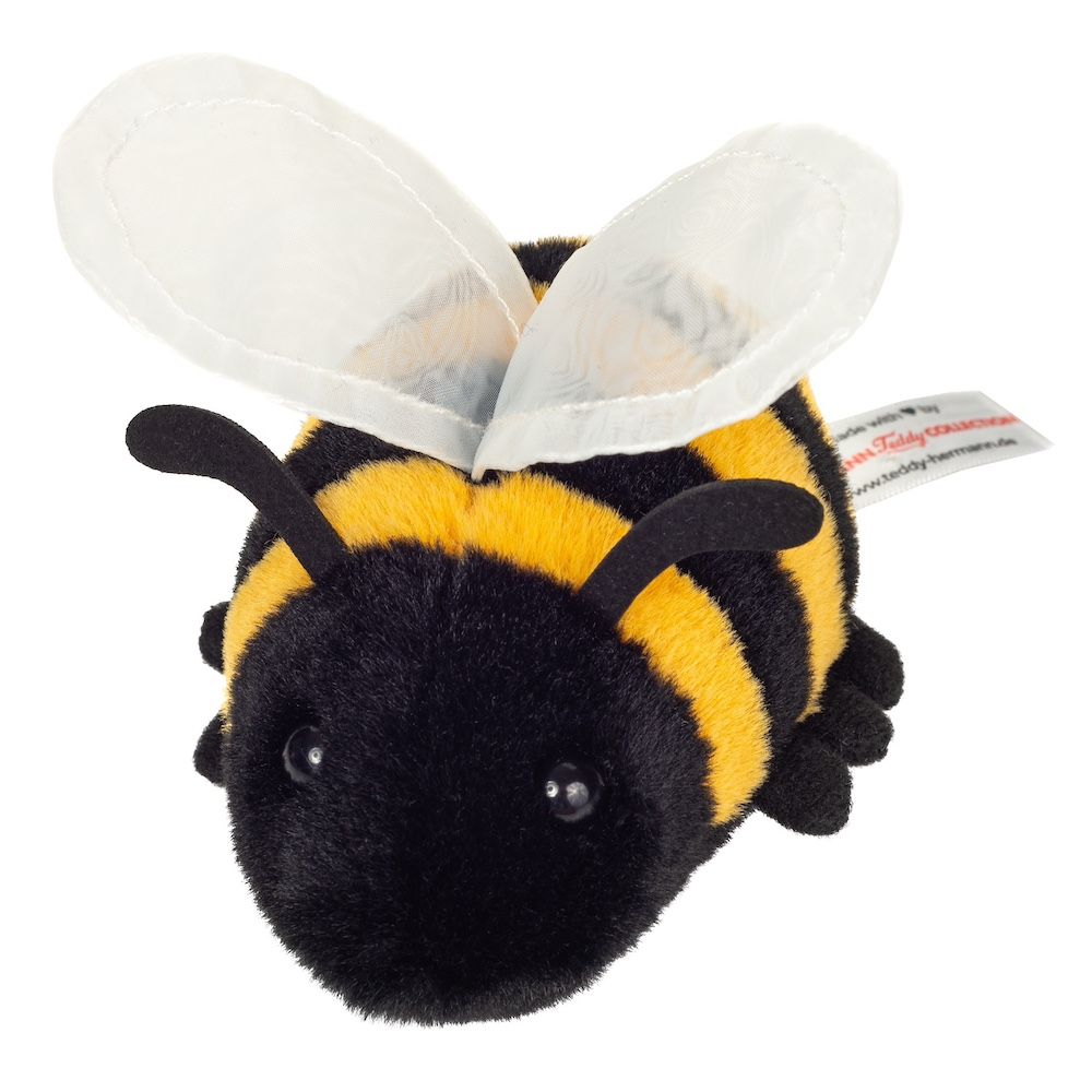 Teddy Hermann 926634 Biene 11 cm Stoff/Plüsch/Kuscheltier NEU