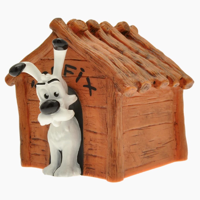 Plastoy 80070 Idefix-Hütte 8 cm NEU OVP Mini-Spardose Hund