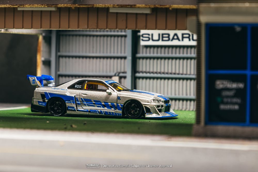 Tarmac Works T64-104-MG 1:64 NISSAN SKYLINE GTR (ER34) LB SUPER SILHOUETTE MGMINI