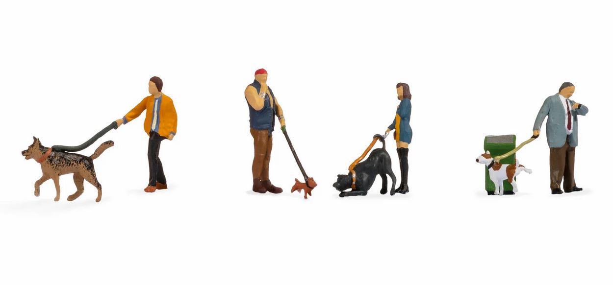 Noch 36471 Menschen mit Hunden - Spur N - Neu - OVP Figuren