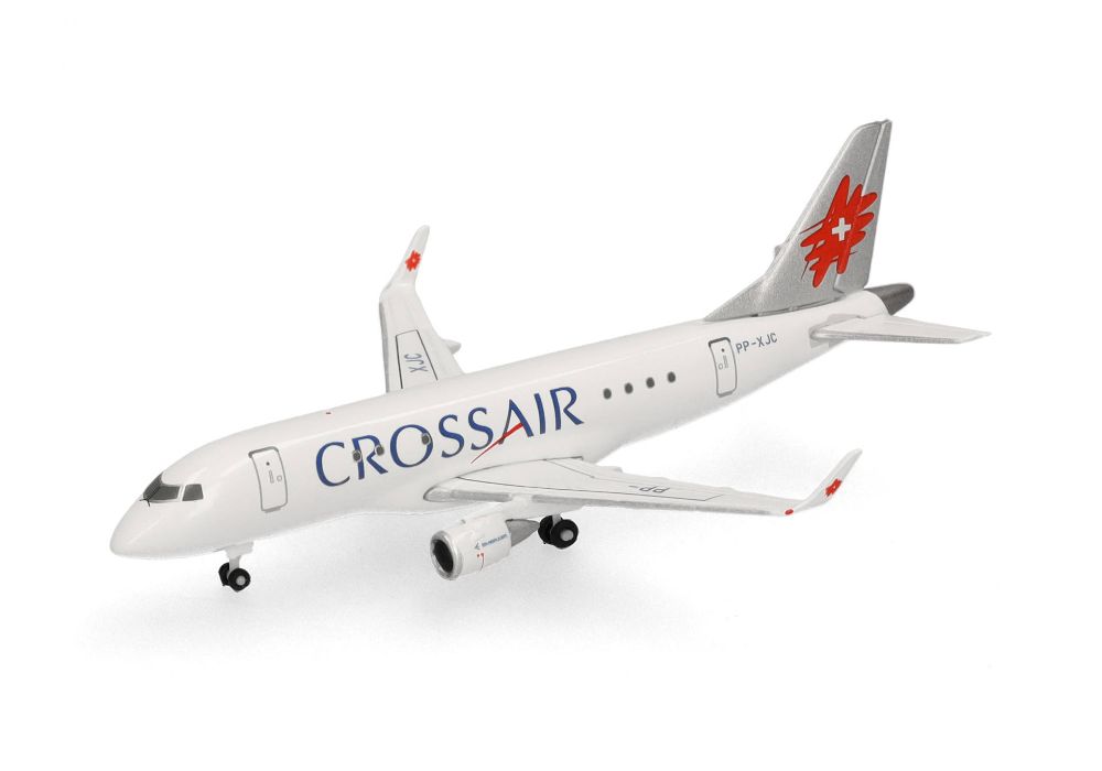 Herpa 538824 Crossair Embraer E170 - PP-XJC 1:500 Standmodell NEU
