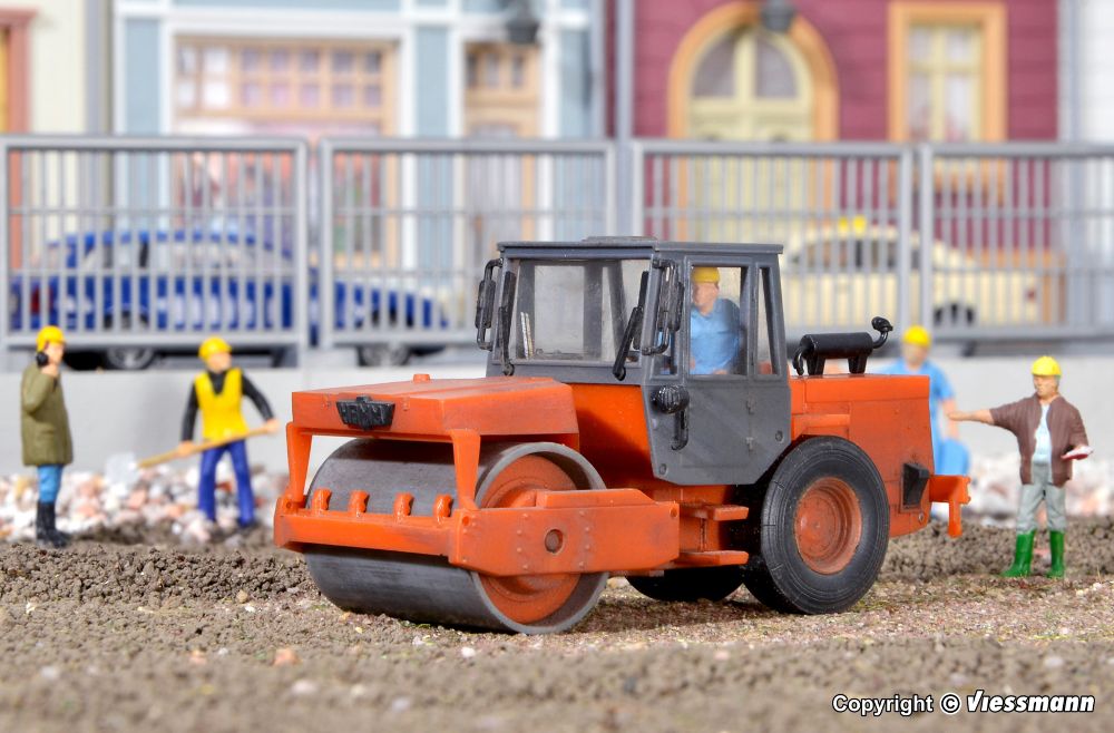 Kibri 11554 HAMM Vibrationswalze 1:87 Spur H0 Bausatz NEU OVP
