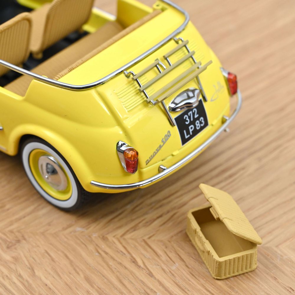 Norev 187790 Fiat 500 Jolly 1965 Gelb 1:18 Standmodell NEU OVP