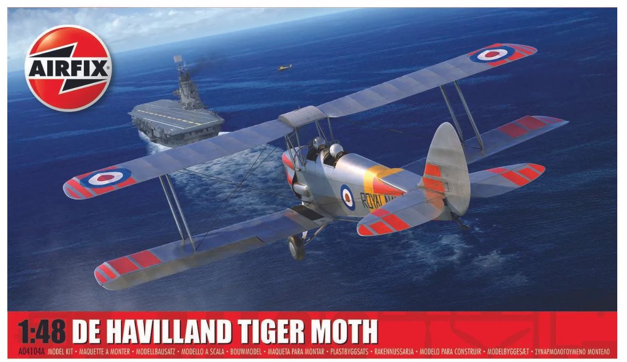 Airfix A04104A De Havilland Tiger Moth 1:48 Modellbausatz Neu OVP