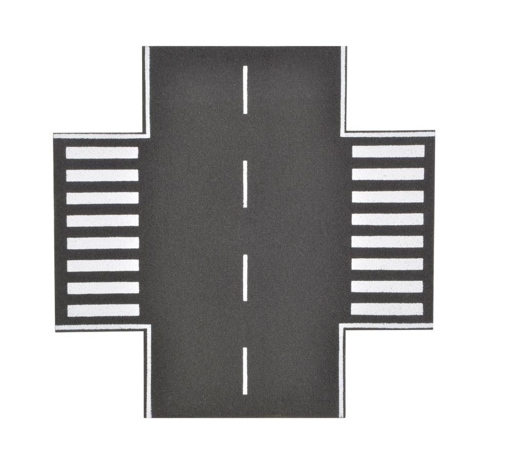 Vollmer 48261 H0 Straßenplatte Asphalt aus Steinkunst,X-Kreuzung, L 15 x B
