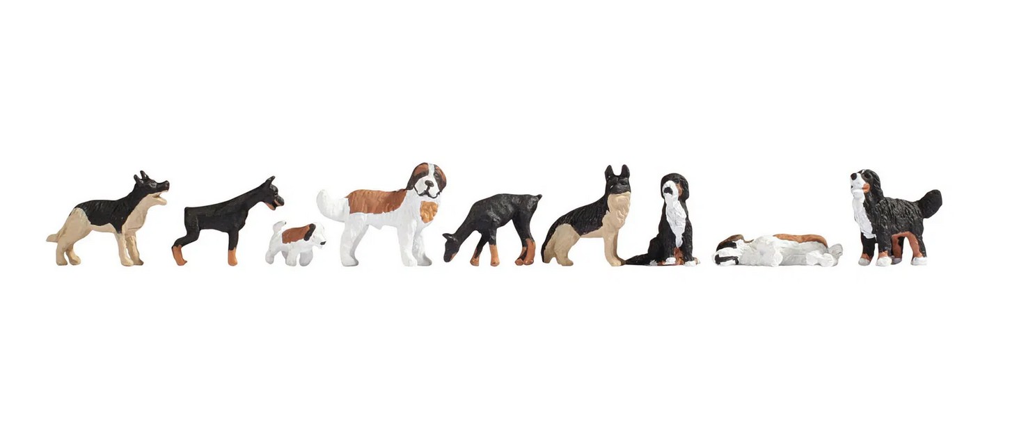Noch 15717 Hunde 1:87 Spur H0 NEU OVP Tiere Figuren