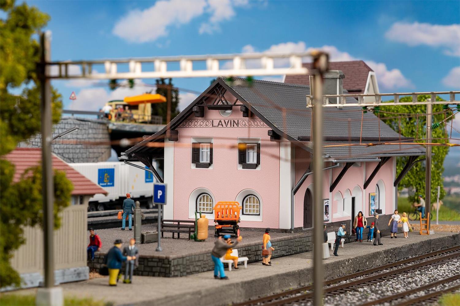 Faller 110134 Bahnhof Lavin 1:87 Spur H0 Bausatz Neu OVP