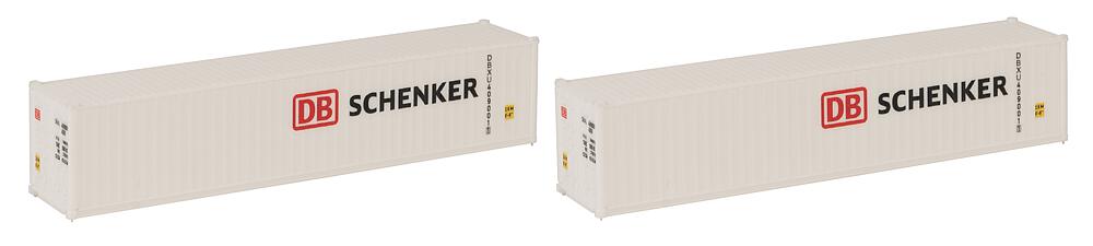 Faller 182153 40' Container DB 2er-Set 1:87 Spur H0 Bausatz Neu