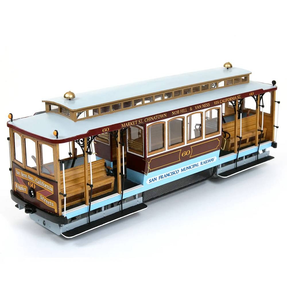 OcCre 53007 Straßenbahn/Cable Car San Francisco 1:24 Holzbausatz