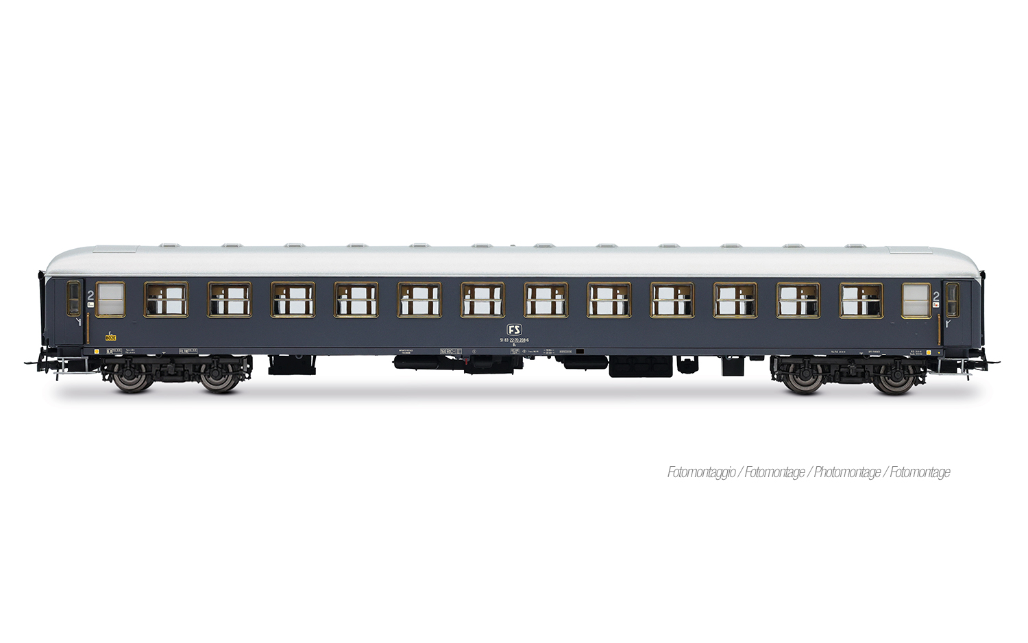 Rivarossi HR4411 FS, 3-tlg. Set Exp 234-235 Remus Roma – Wien, bestehend aus