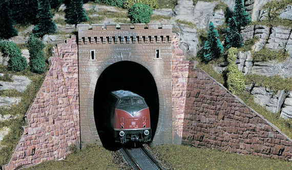 Vollmer 42501 H0 Tunnelportal, eingleisig, 2 Stück