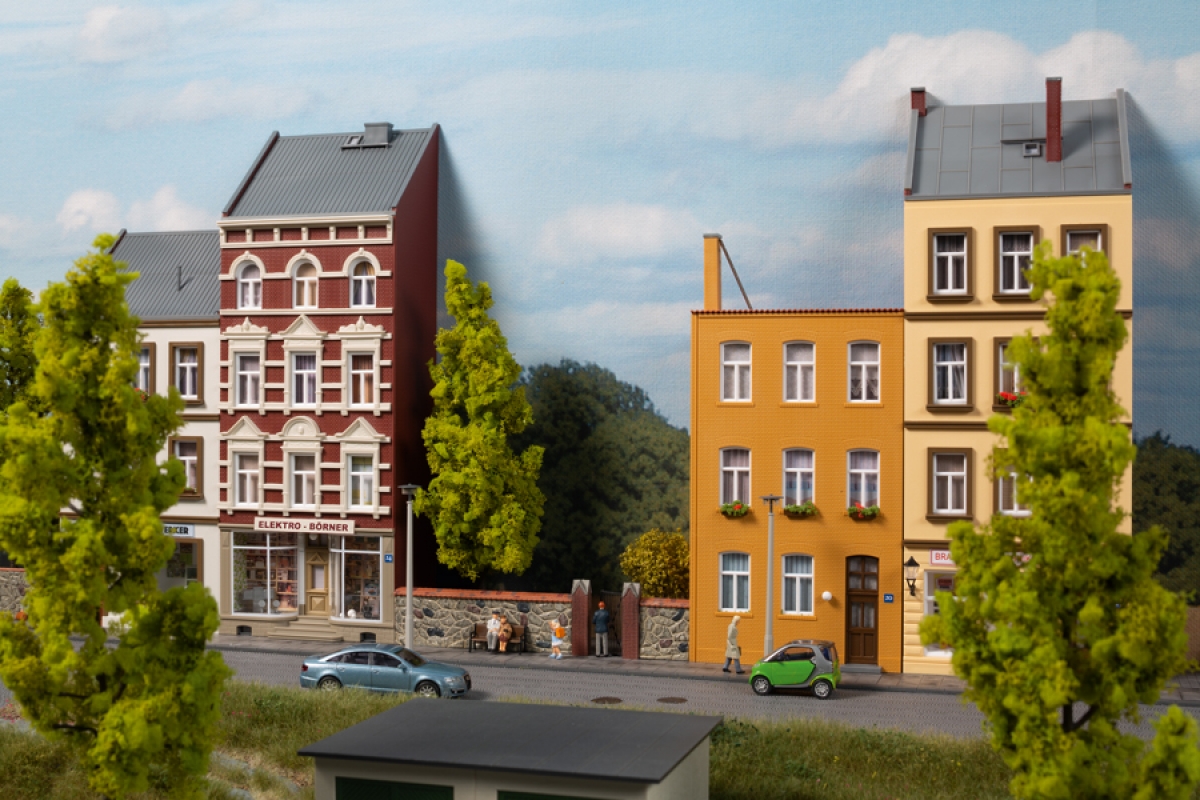 Auhagen 11467 Halbreliefhäuser Schmidtstraße 18/20/22/24/26 Spur H0