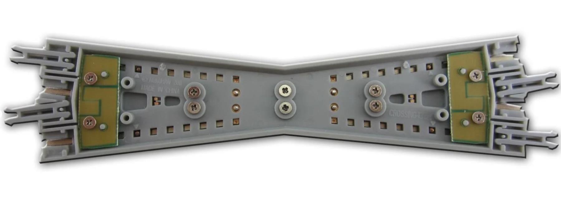 Rokuhan R020 Kreuzung 112,8 mm 13° + 2x 53,6 mm Gleis gerade