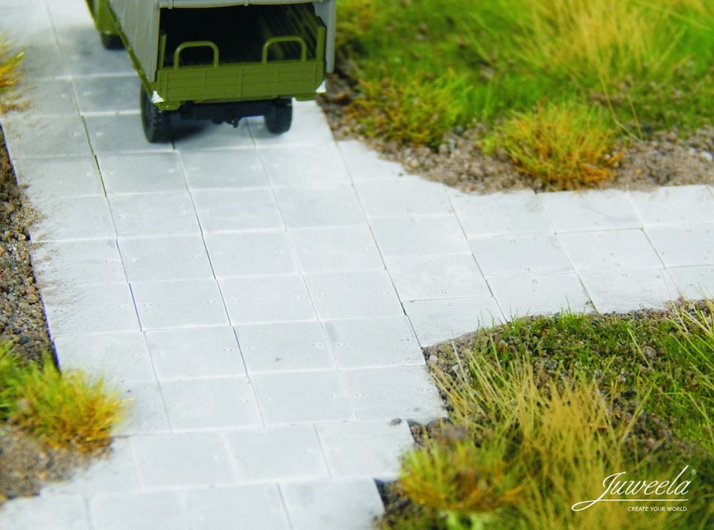 Juweela 21237 Beton Straßenplatten, 280x (Miniatur)