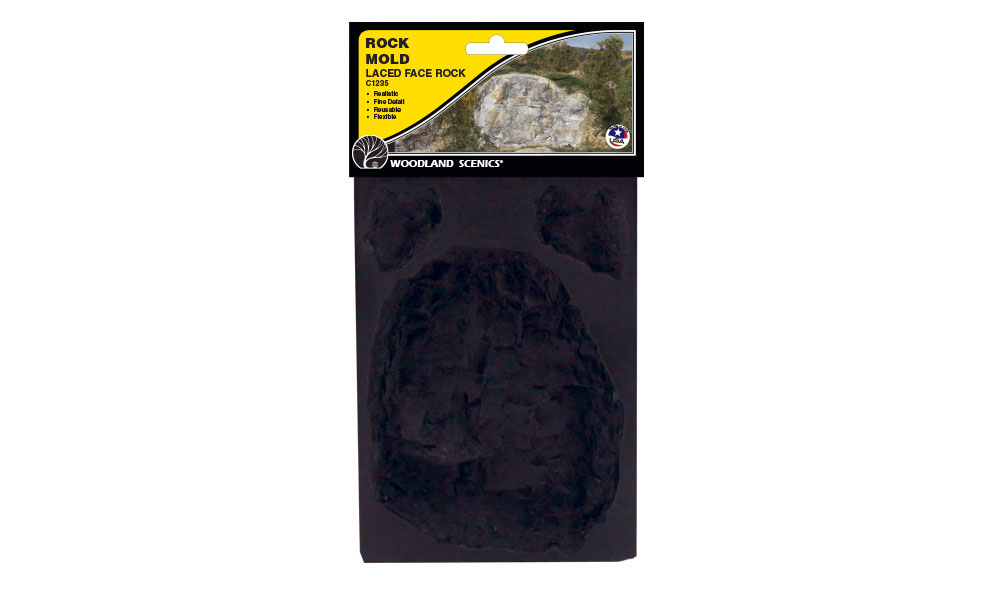 Woodland Scenics C1235 Gießform spitzer Felsen Neu OVP