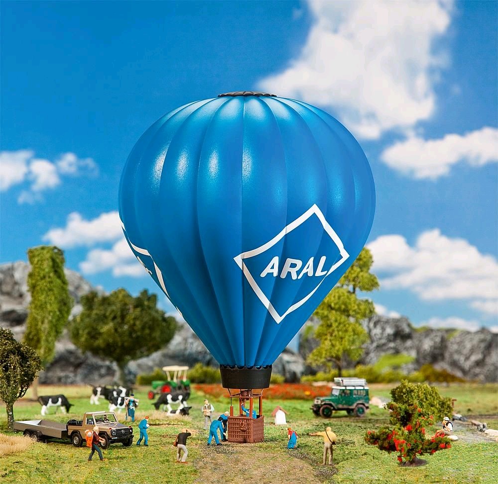 Faller 131001 Heißluftballon mit Gasflamme 1:87 Spur H0 Bausatz Neu OVP