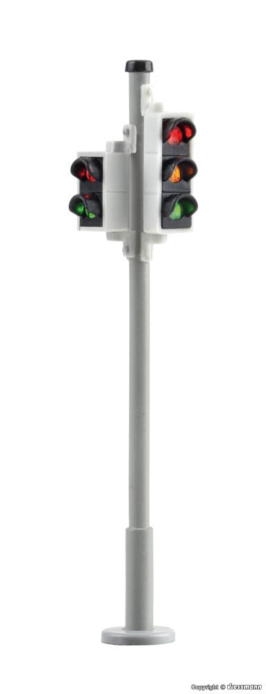 Viessmann 5095 Verkehrsampel mit Fußgängerampel und LEDs Spur H0