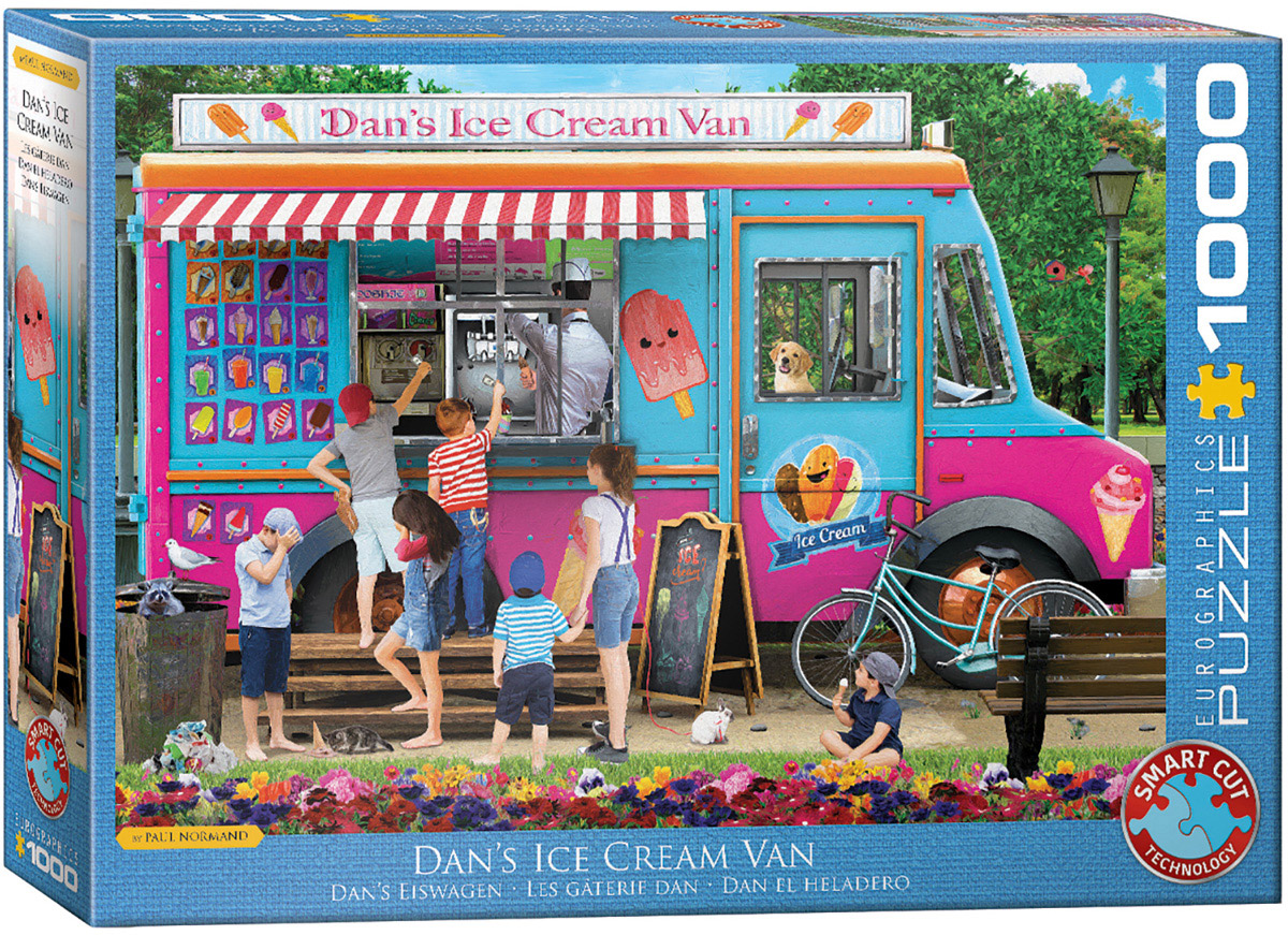 EUROGRAPHICS 6000-5519 Dan's Eiswagen 1000 Teile Puzzle Neu OVP