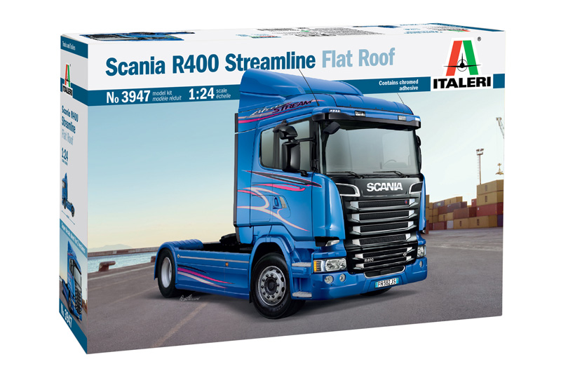 Italeri 3947 SCANIA R400 STREAMLINE Flat Roof 1:24 Bausatz