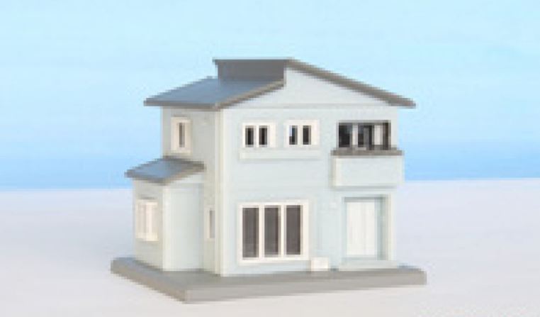 Rokuhan S043-1 Zweistöckiges Haus Typ-B beige