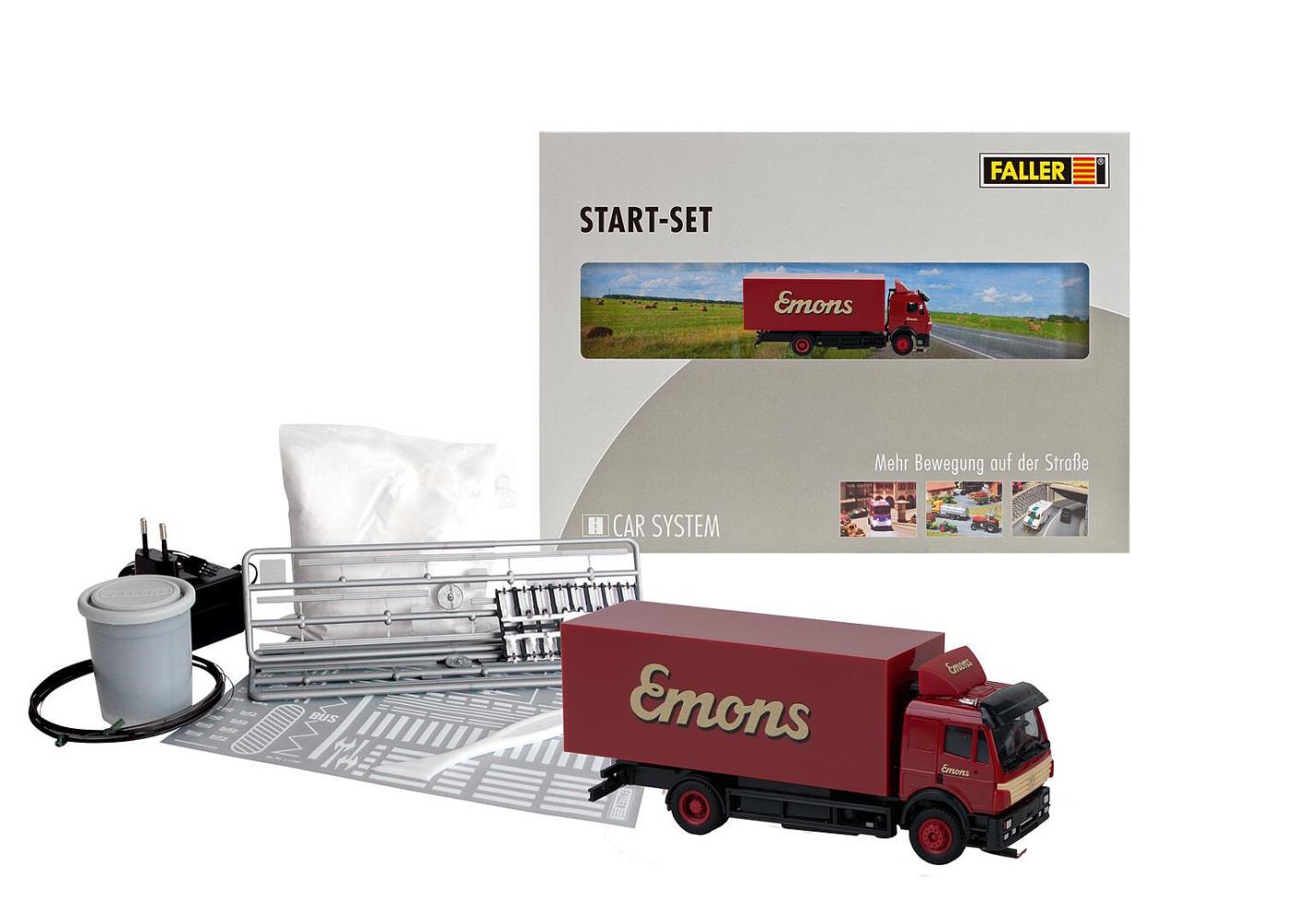 Faller 161487 Car System Start-Set LKW MB SK Emons 1:87 Spur H0