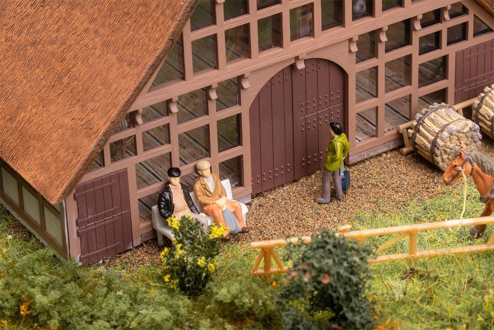 Faller 130674 Norddeutsches Reetdachhaus 1:87 Spur H0 Bausatz