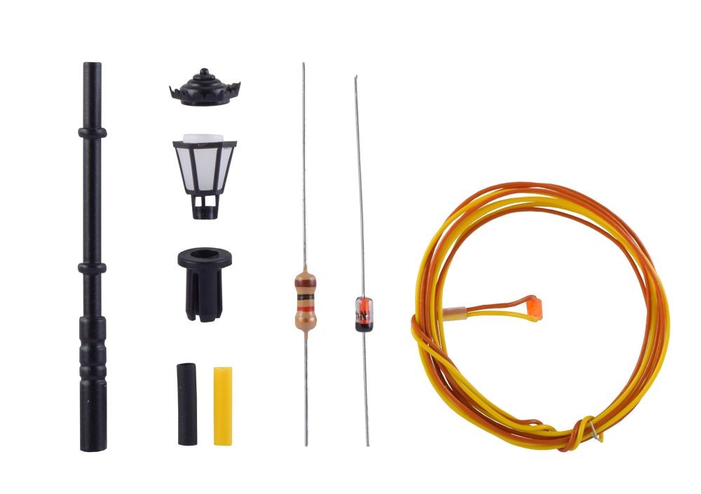 Viessmann 6920 TT Bausatz Parklaterne, LED warmweiß