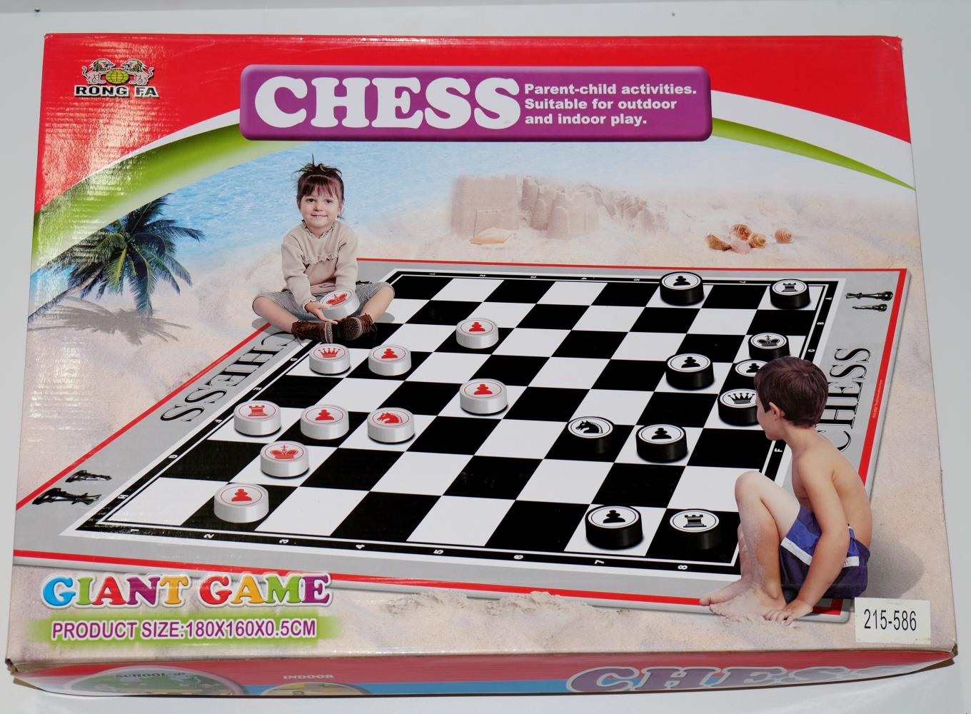 Rong Fa 215-586 Schach/CHESS Maxi-Spiel für innen und außen