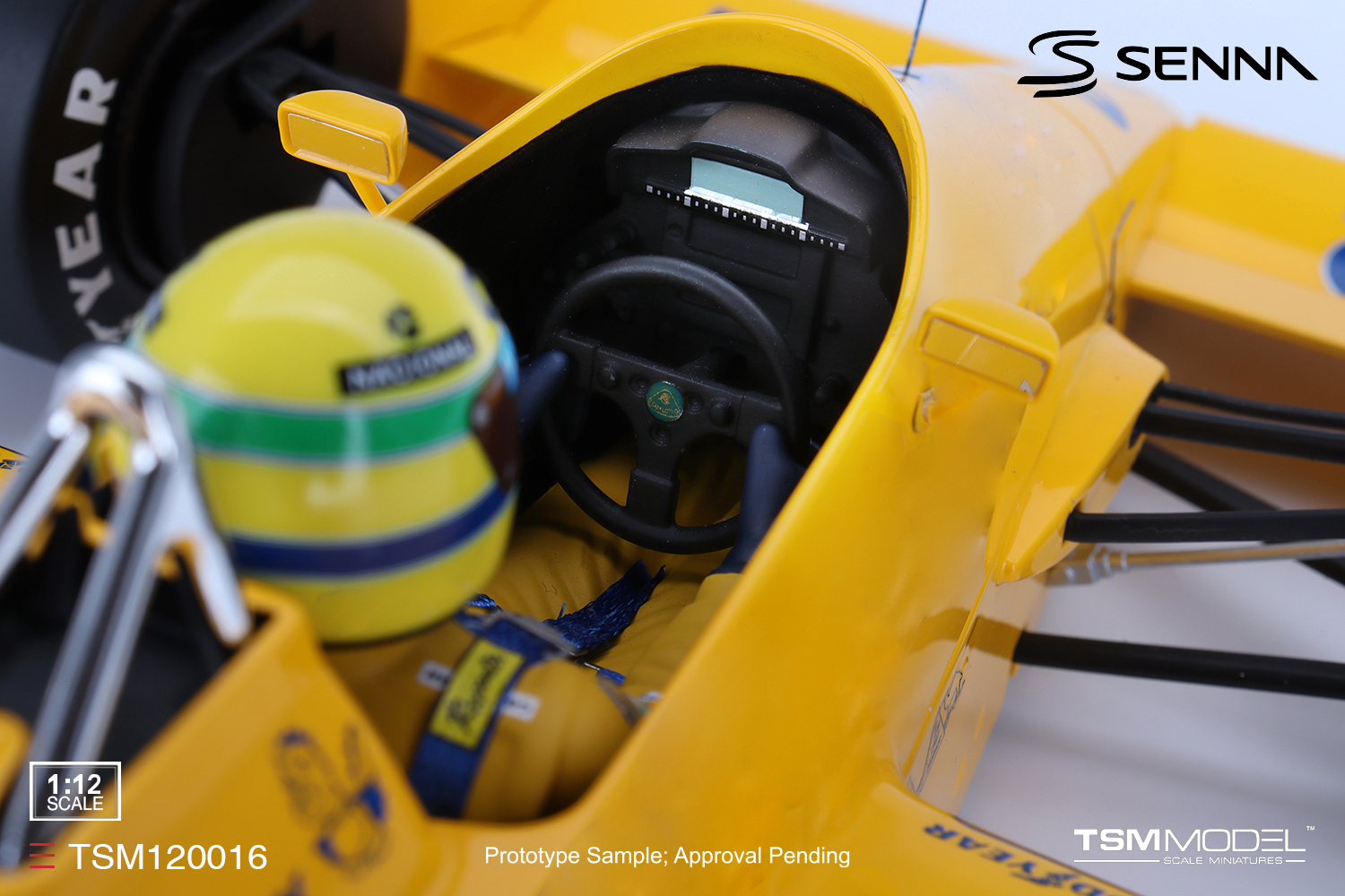 TSM TSM120016 1:12 LOTUS 99T #12 AYRTON SENNA MONACO GP WINNER 1987