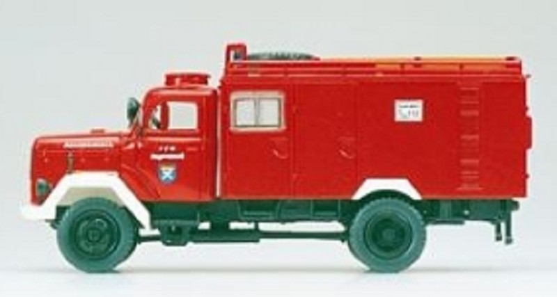 Preiser 31276 Magirus 125 A SW2000 FW Katastrophenschutz.