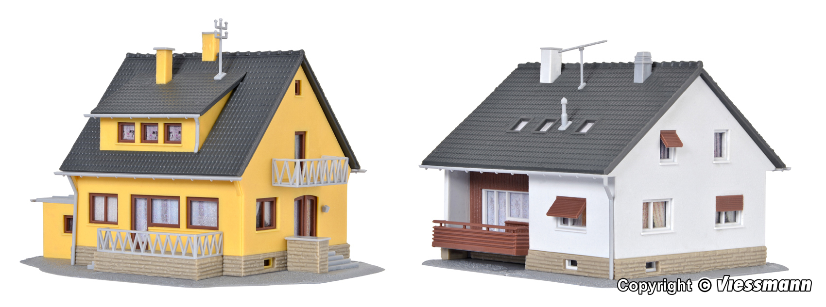 Kibri 37041 Einfamilienhaus Amselweg 2 Stk. 1:160 Spur N Bausatz