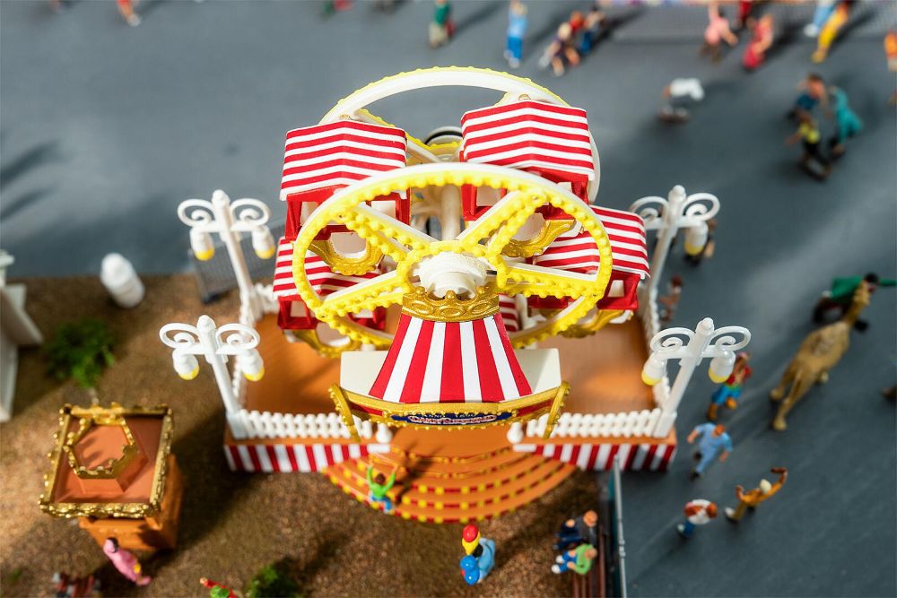 Faller 140311 Nostalgie Dampf-Riesenrad 1:87 Spur H0 Bausatz Neu