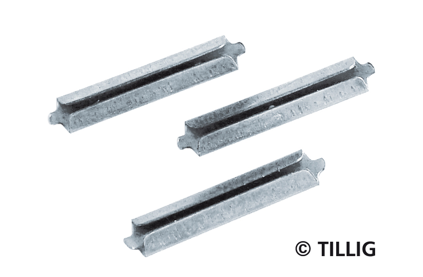 Tillig 86102 Schienenverbinder Neusilber 25 Stk Spur H0/m/e/TT