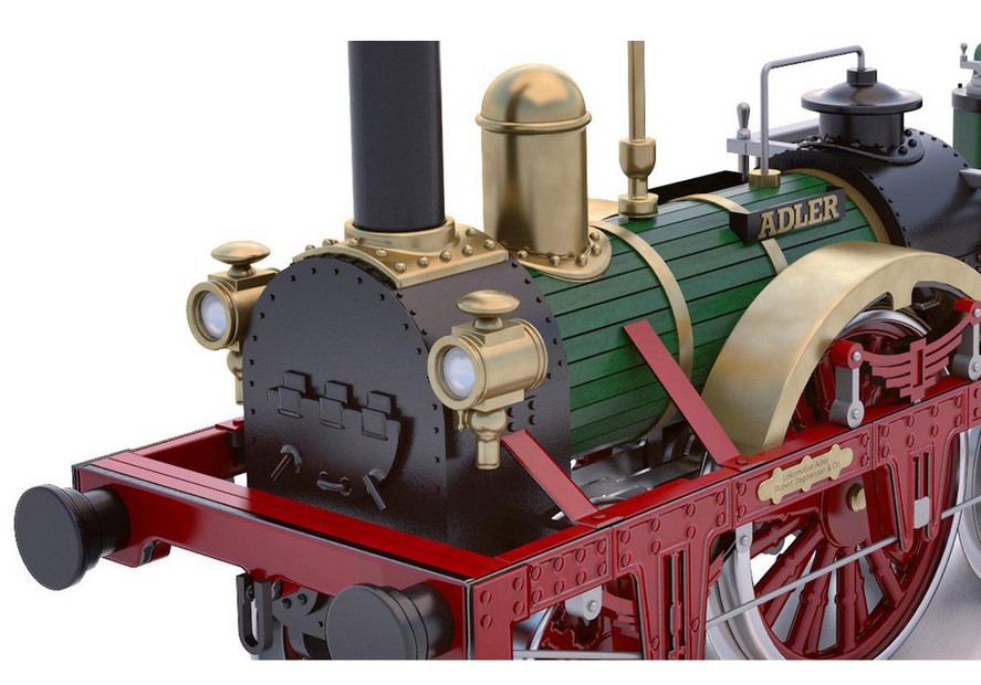 OcCre 54001 Adler Lok 1:24 Holzmodellbausatz NEU OVP