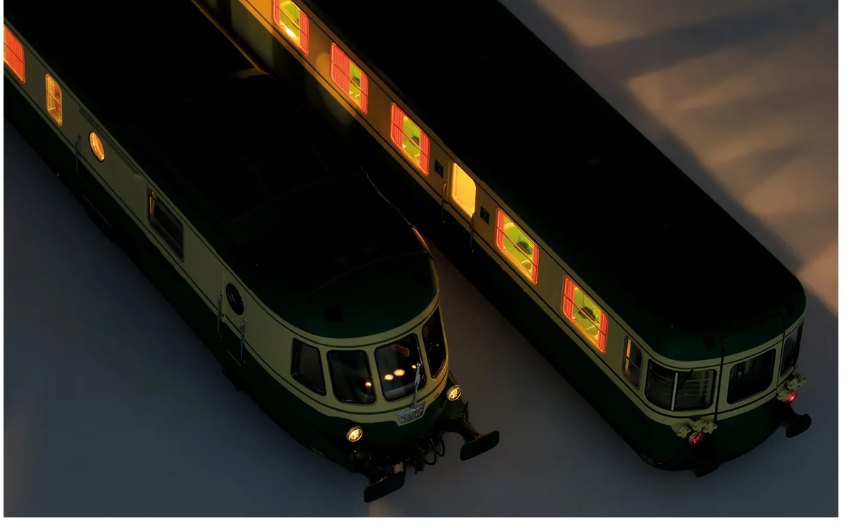Jouef HJ2462S SNCF diesel railcar RGP I with trailer ep IV 1:87 Spur H0