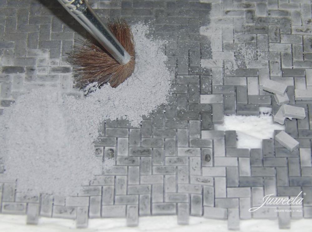 Juweela 20027 Fugenmaterial braun hell, Nachfüllpck. - Spur Neutral