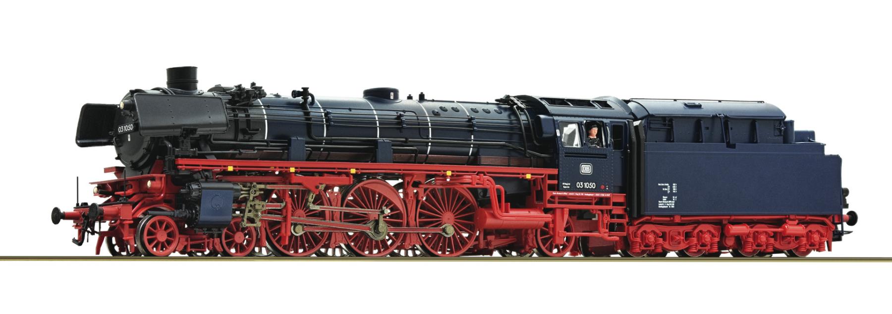 Roco 78031 Dampflokomotive 03 1050 DB 1:87 Spur H0 AC Snd Neu