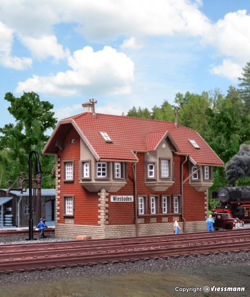 Vollmer 47602 Stellwerk Wiesbaden 1:160 Spur N Bausatz Neu OVP