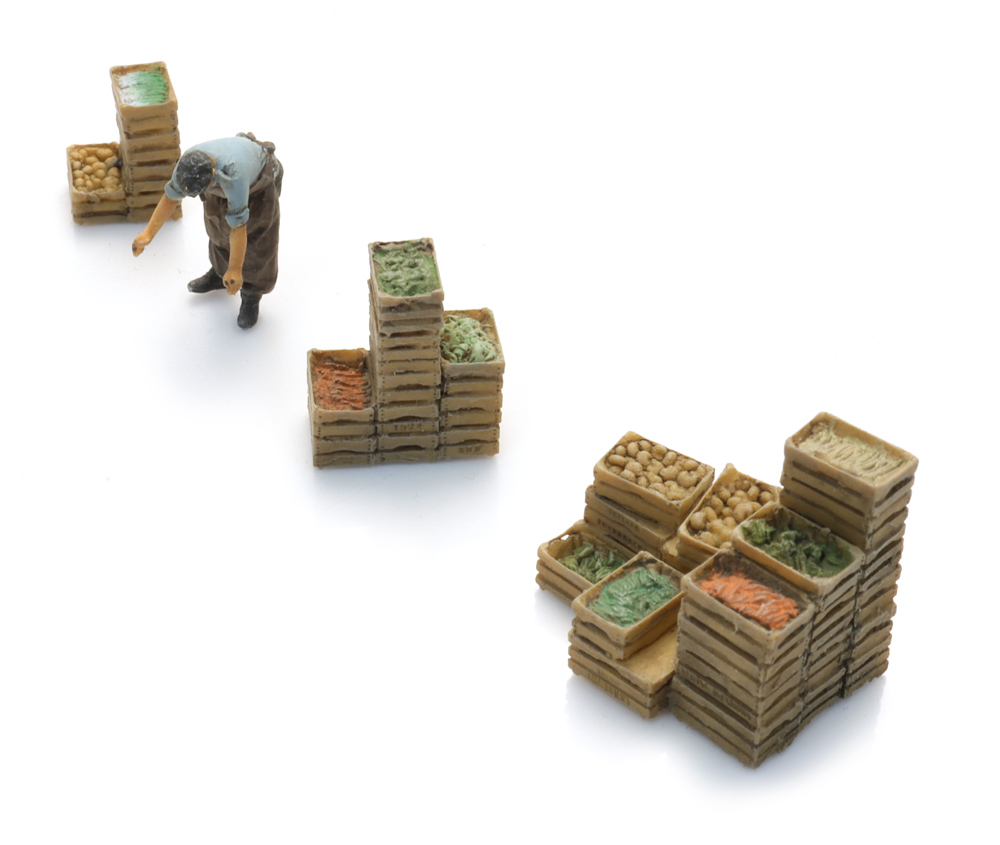 Artitec 5120037 Marktverkäufer mit Kisten
