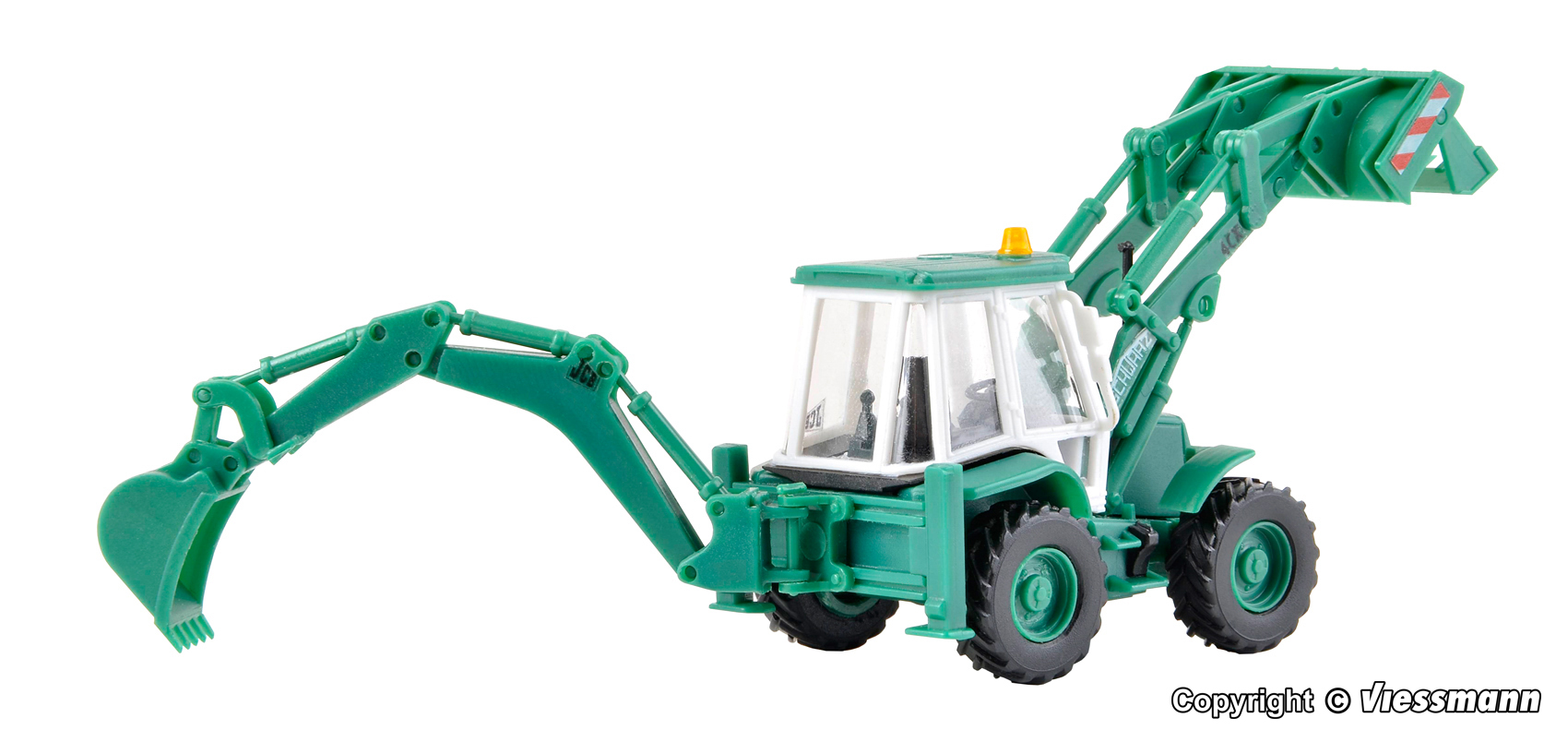 Kibri 15217 Baggerlader JCB 4CX 4x4x4 SchwarzBau 1:87 Spur H0