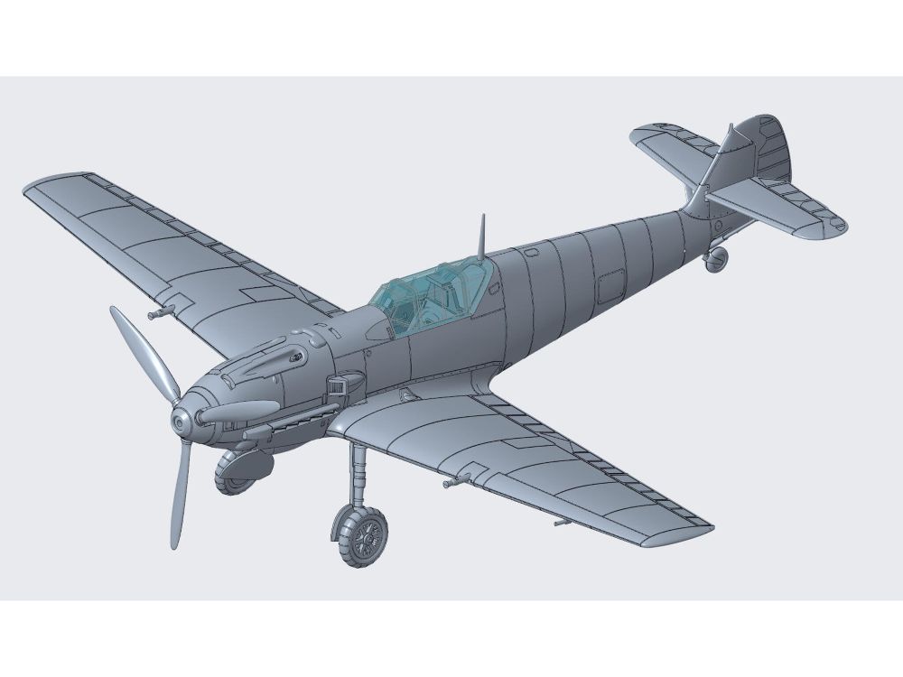 Revell 03781 Messerschmitt Bf109E-3 Modellbausatz 1:72