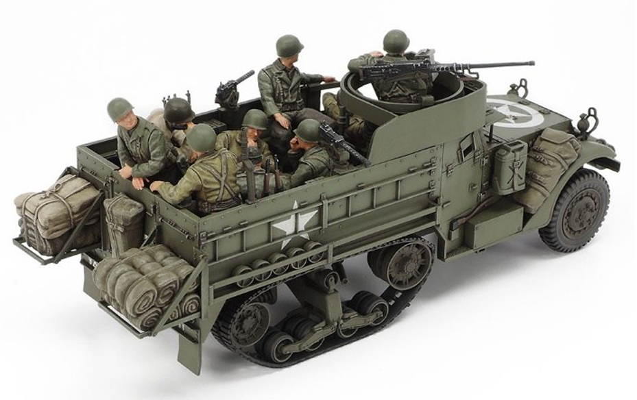 Tamiya 35070 1:35 US M3A2 Halbkette mit Bes. (9)