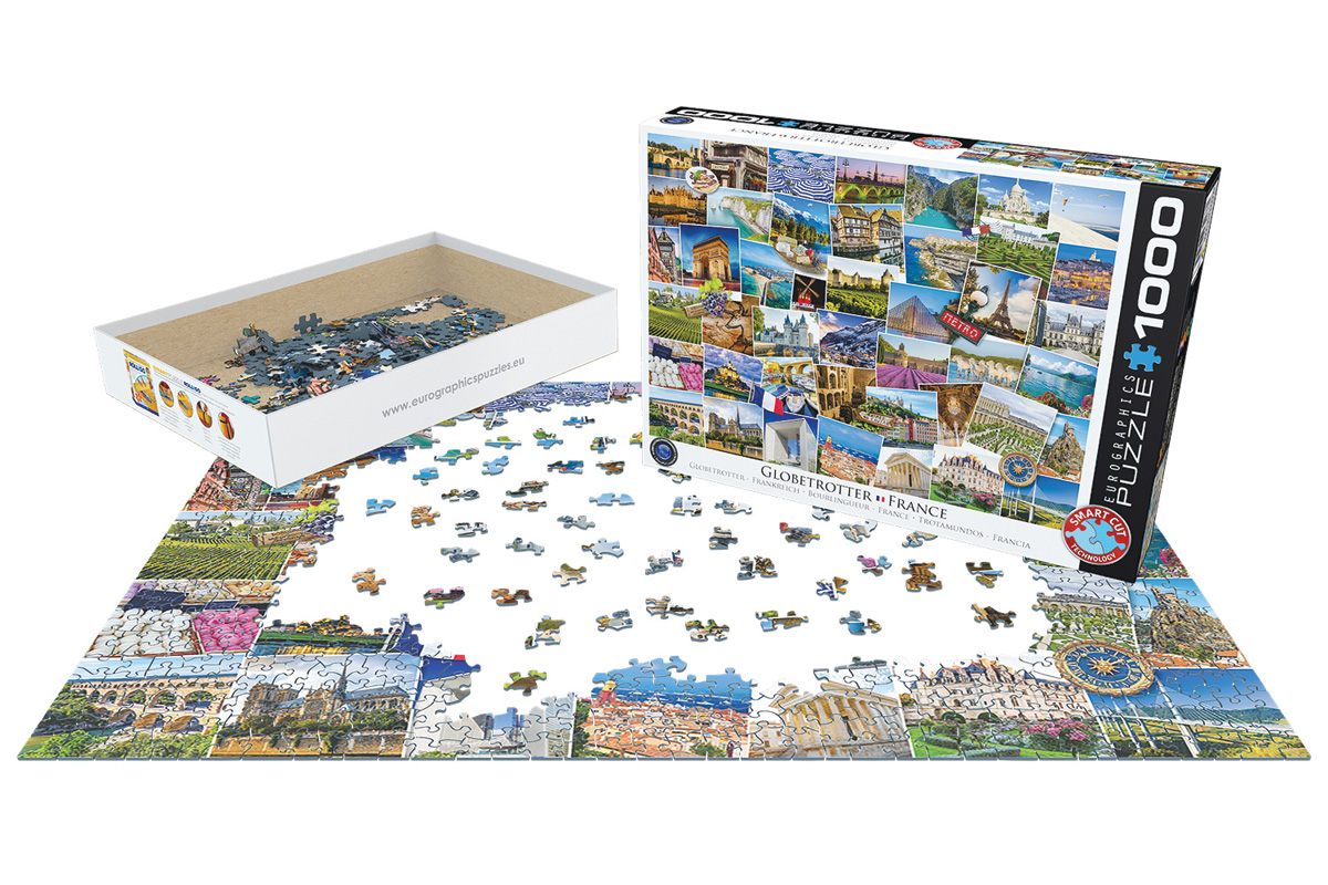 EUROGRAPHICS 6000-5466 Globetrotter Frankreich 1000 Teile Puzzle