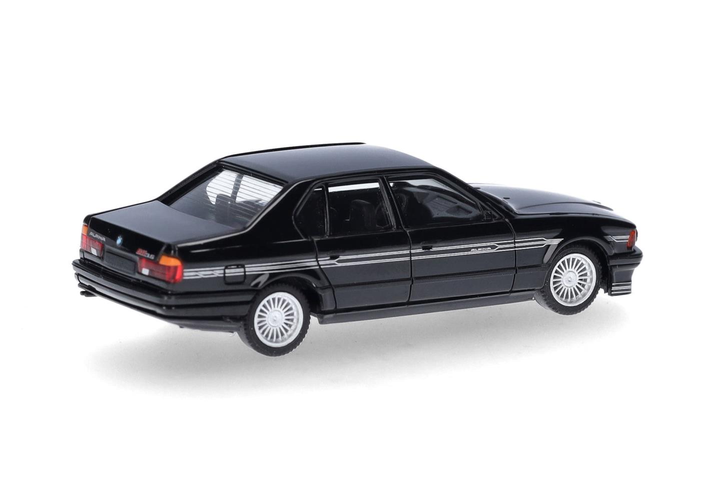 Herpa 421133 BMW Alpina B11 3,5 schwarz Dekor silber 1:87 Spur H0