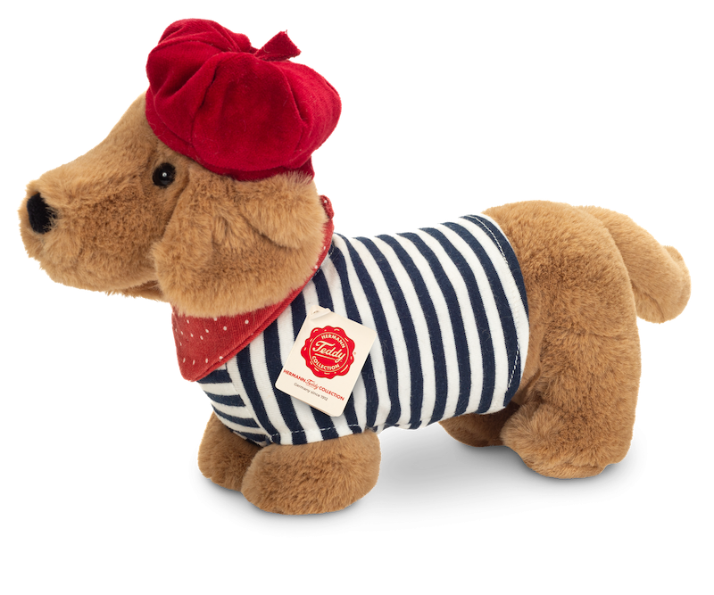 Teddy Hermann 939832 Dackel Claude 26 cm Stoff/Plüsch/Kuscheltier NEU